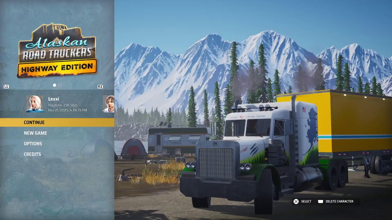 Alaskan Road Truckers #PS5  Isn't Much Snow on The Ground