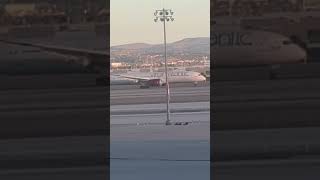 Virgin Atlantic Airbus A-350 arriving in Las Vegas||PinkosTv||#shorts