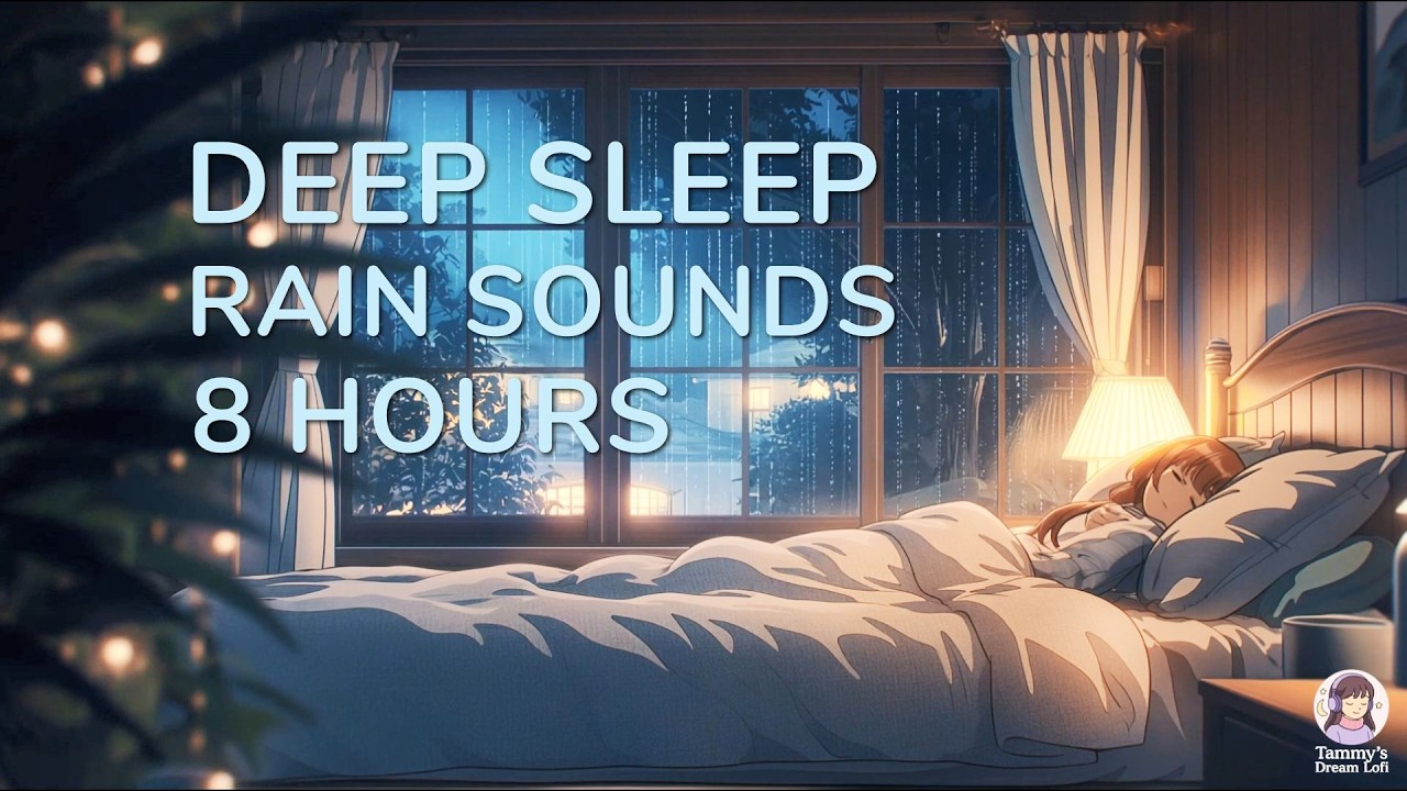 Deep Sleep Piano with Rain Sounds 🌧️ | Relaxing Night Music for ...