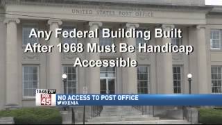 Xenia Post Office Is Not Handicap Accessible