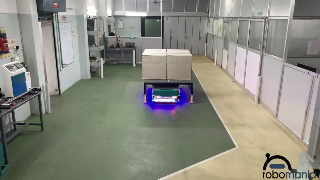 Omni directional Autonomous Mobile Robot Robomania India Private limited