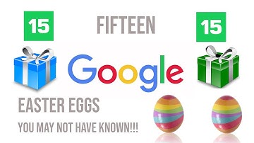 15 Secret Google Easter Eggs You May Not Have Known!!!