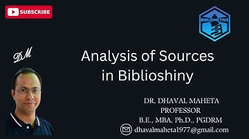 6. Analysis of Sources in Biblioshiny || Dr. Dhaval Maheta