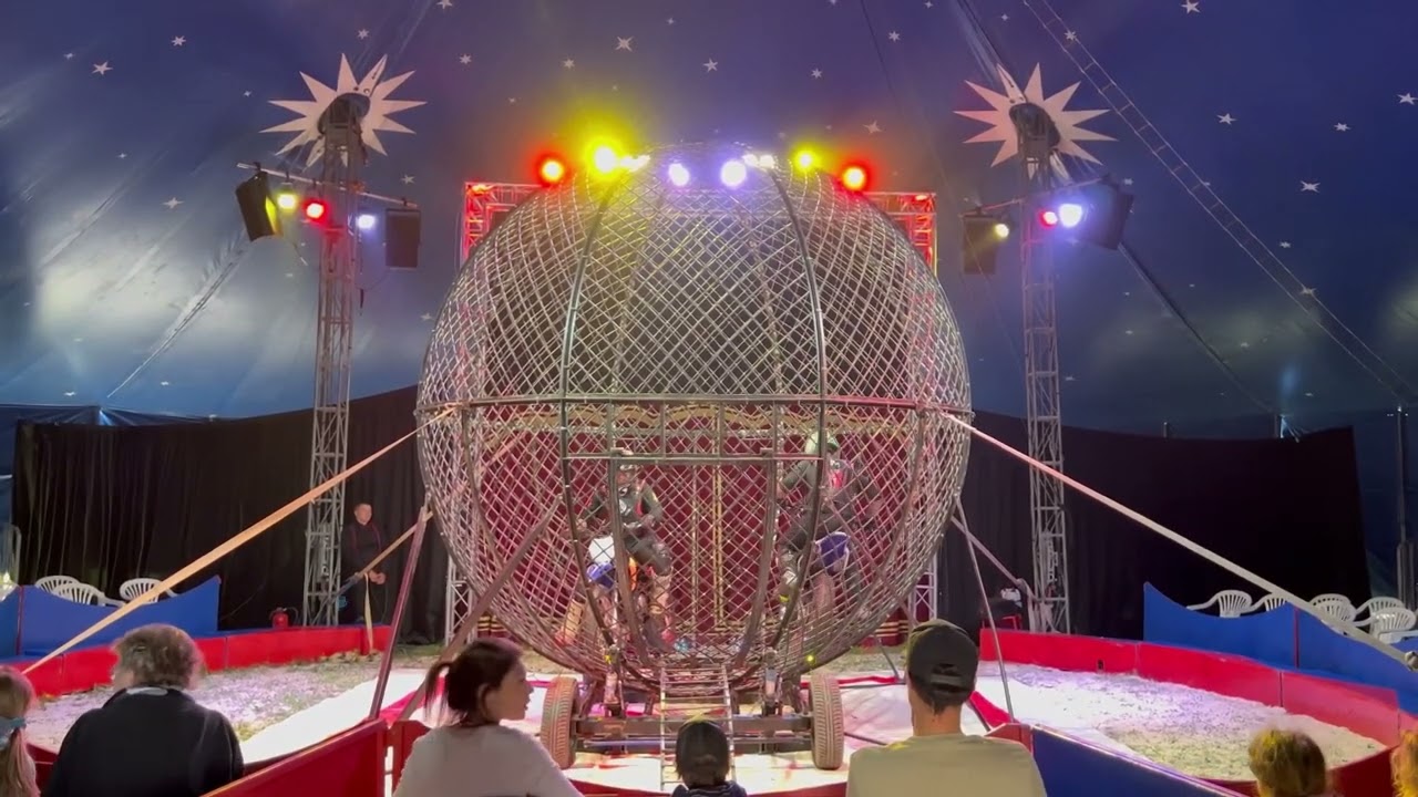 Globe of Death Duo Fast & Furious / Beautiful couple in Motor Globe