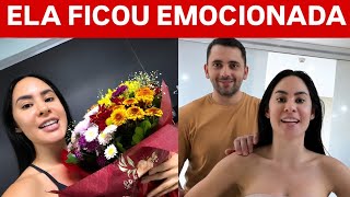 Isabelle Nogueira recebe flores de alguém especial! Confiram! 