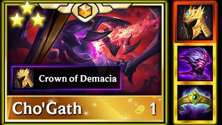 Demacia Crown Infinite Hp Chogath Is Unkillable Tft Set 17