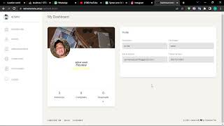 admin dashboard for rental object system screenshot 1