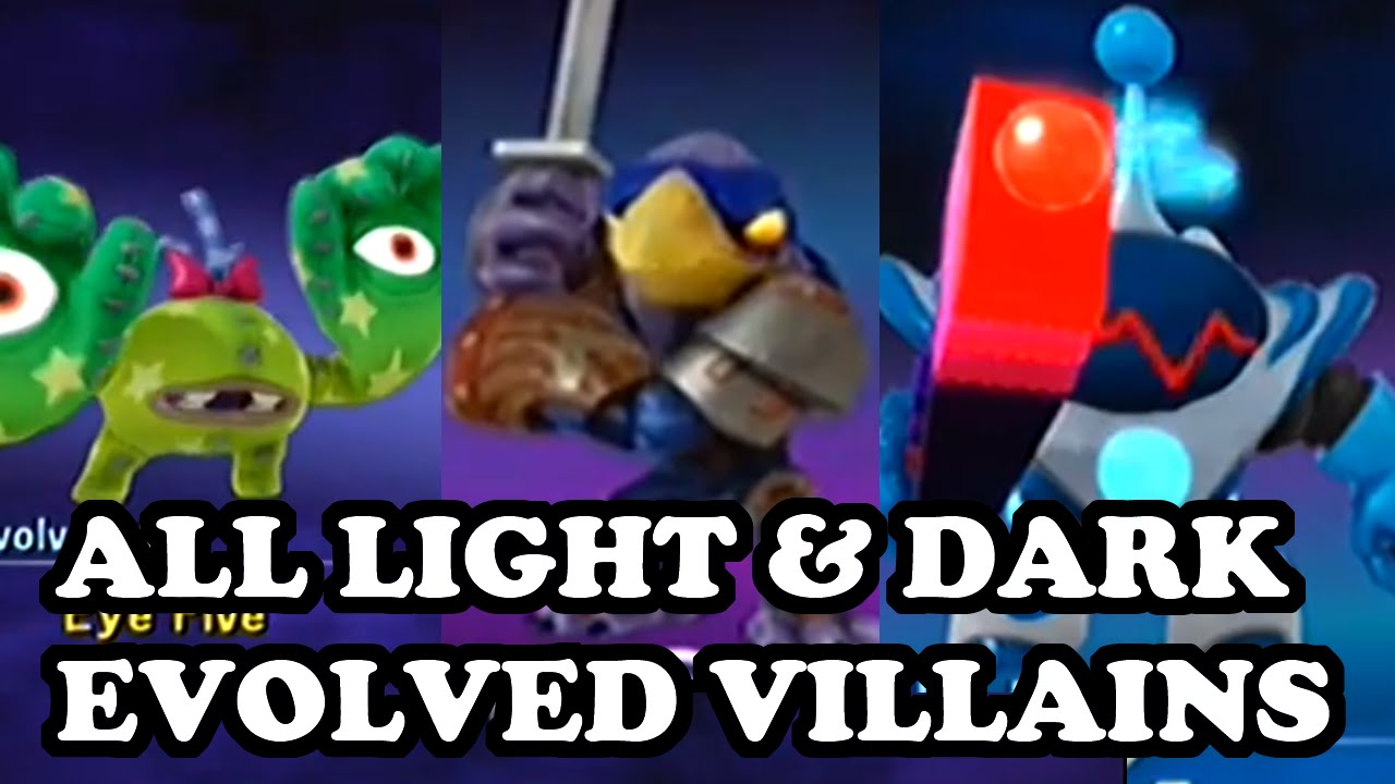 skylanders trap team light and dark