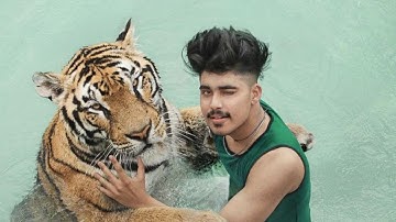Tiger Photo Editing In Mobile | Khatarnak Nawab Editing | Khatarnak Creation | Nawab Creation