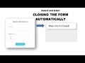 Apps Script - Web App Form #24: Automatically Closing the Form When Users Switch to Another Tab (#1)