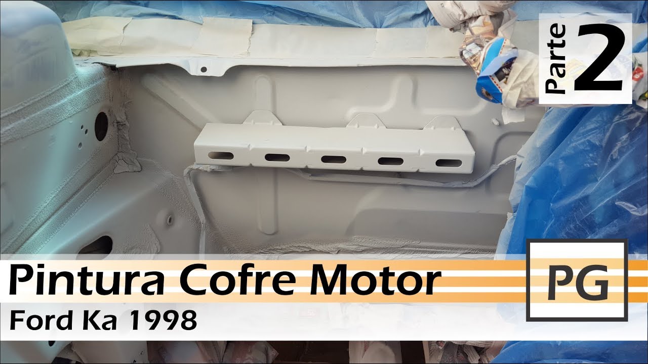 Pintura do cofre do motor - Ford Ka 98 - Parte 2/4