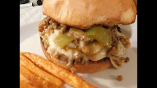 Philly Cheese Steak Sloppy Joe  Mighty Fine by ThePohto Southern Cooking 20,659 views 4 years ago 5 minutes, 35 seconds