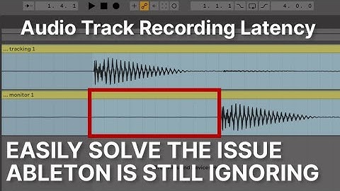 Work around for latency when recording audio in Ableton Live