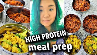 ONE HOUR VEGAN MEAL PREP / HIGH PROTEIN Vegan Mac & Cheese, Bean & Quinoa Chili