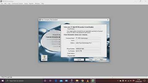 Membuat data awal perusahaan - MYOB Accounting