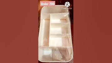 Thumbnail of Flipkart Cosmetic Organizer under 200 😍😍 #unboxing #short