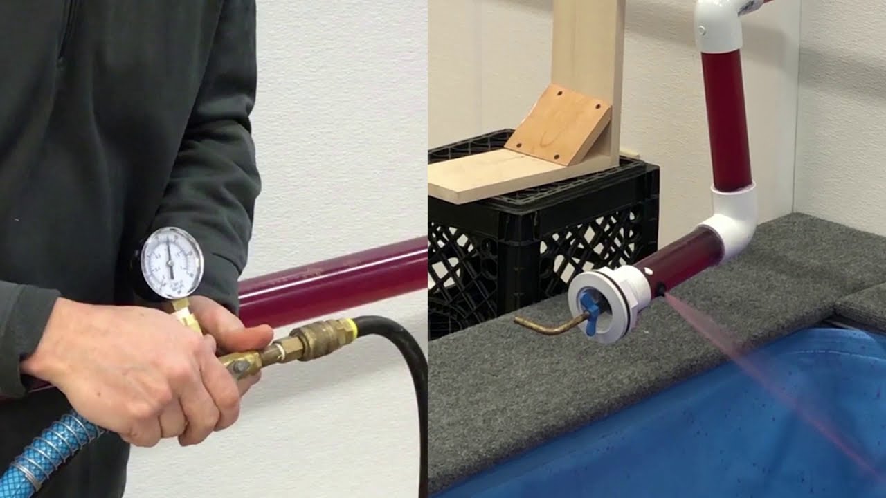 Pressure Testing Principles for Swimming Pool Plumbing DEMO YouTube