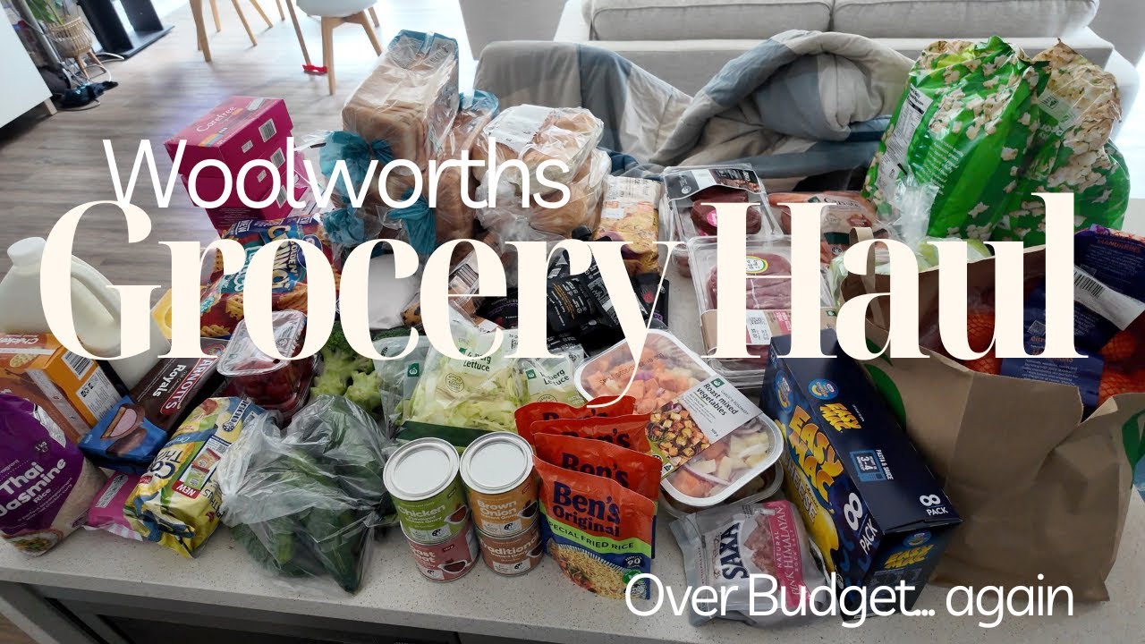 Woolworths Grocery Haul | Australia | Over Budget Again