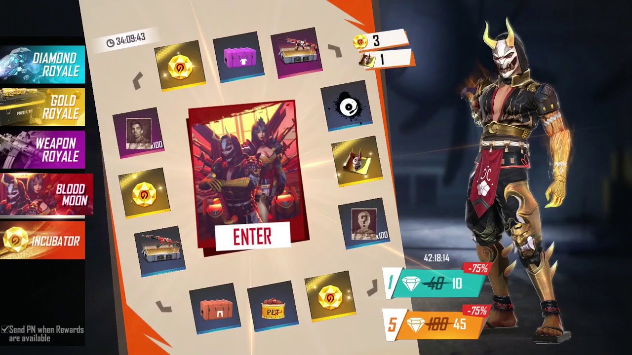 I got bloody samurai bundle from incubator 😱😱😱😱