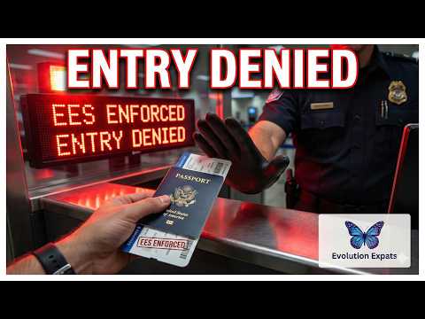 Video DO NOT Fly to Europe Until You Watch This (New EES Law 2026)