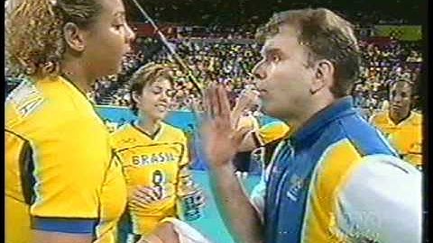 Olimpíada de Sydney 2000 - Brasil x EUA - Vôlei Feminino