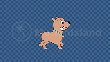 Dog Animation Walk Cycle Loop - After Effects Template