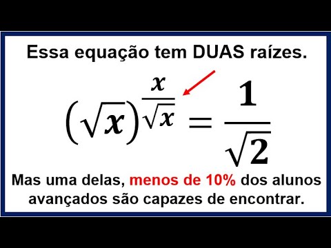 💟 Equação com raiz escondida - A Matemática é LINDA! #37 💟