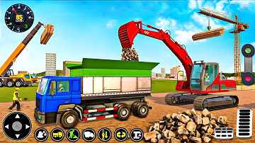 Bridge Building Works 3D - Construction Simulator - Android Gameplay #1