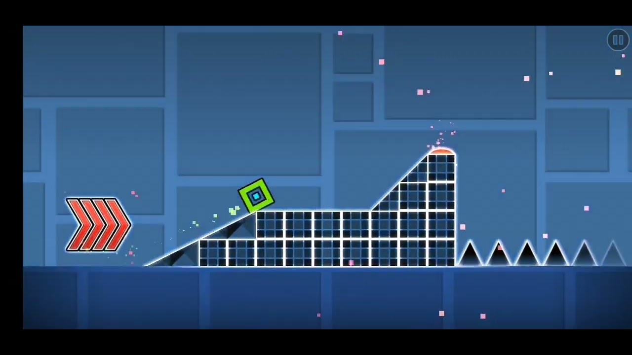My First Level In Geometry Dash - YouTube