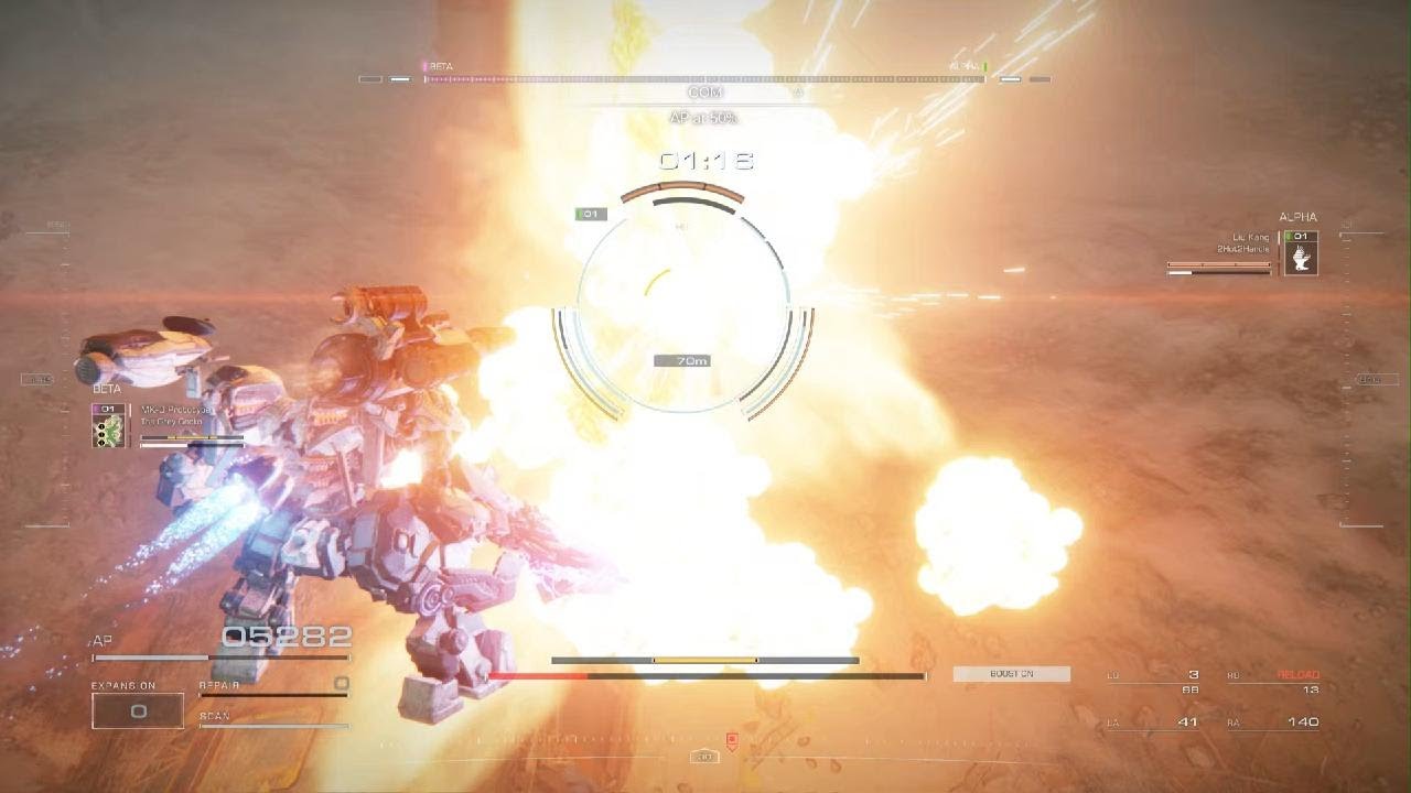 Armored Core 6 PvP - Big Bang Prototype AC combat test pt.1