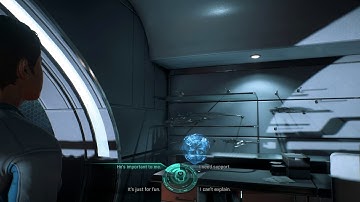 Mass Effect: Andromeda: SAM asks about the relationship (romance)