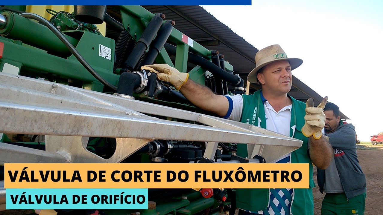 Válvula de corte do fuxômetro e Válvula de orifício