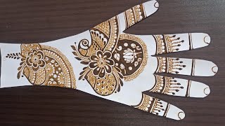 Full Hand Mehandi Design ! Mehendi Design For Hands ! Unique Mehendi Design By Monika ! #23