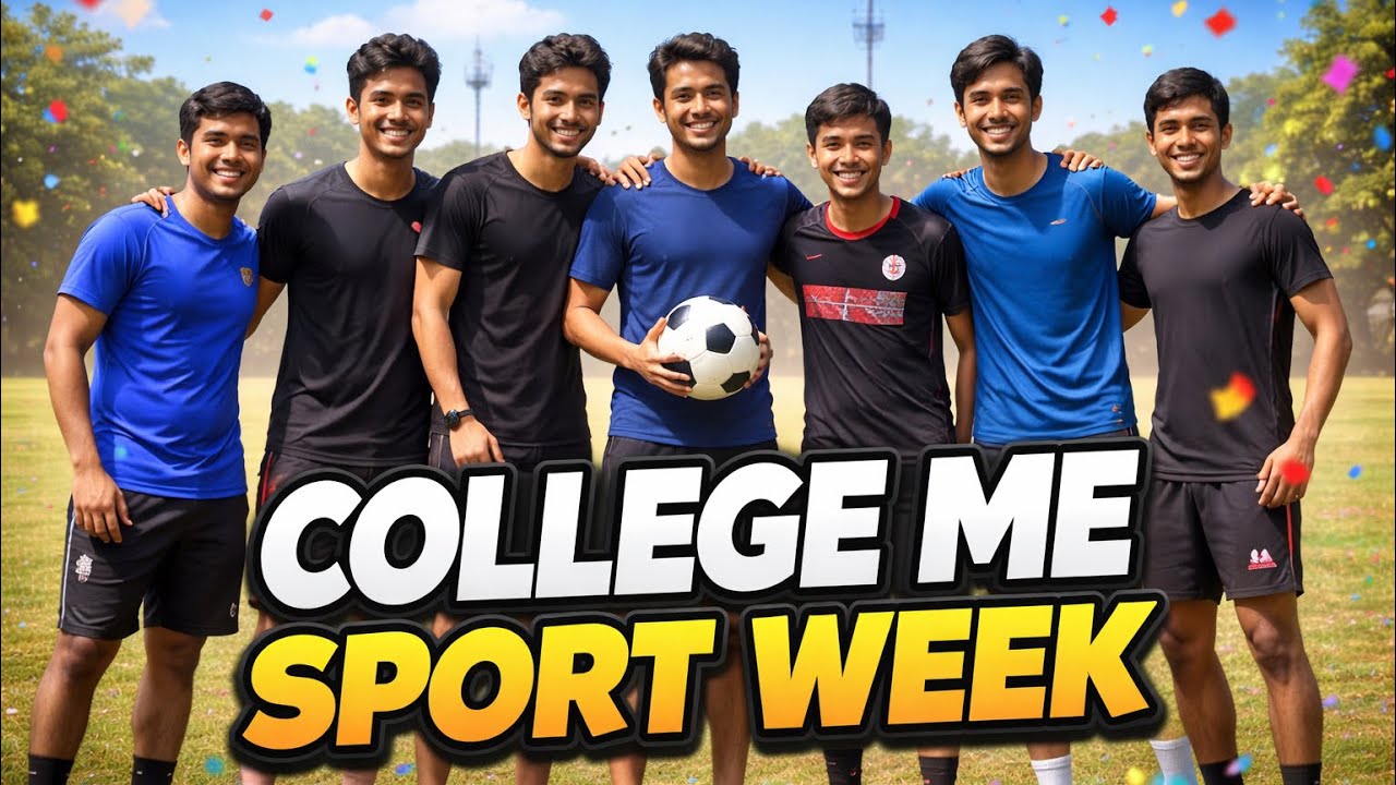 College me sport week chal raha haii 😁|| aj mene or chaka ne bahut masti ki