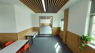 EAST TOP employee dining hall features tidy facilities and rigorous sanitation management.