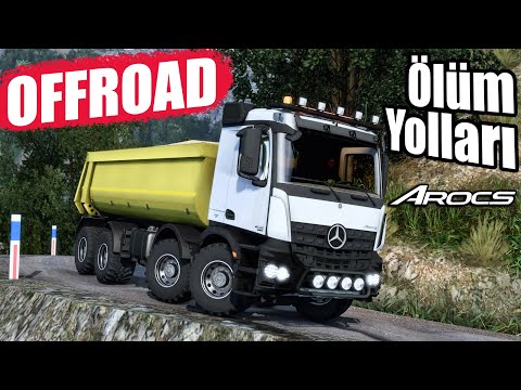 ÖLÜM YOLLARINDA OFF-ROAD YAPIYORUZ // RUSYA DAĞLARI | ETS2 1.45 !!