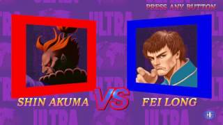 Ultra Street Fighter II: The Final Challengers. Gameplay as Shin Akuma