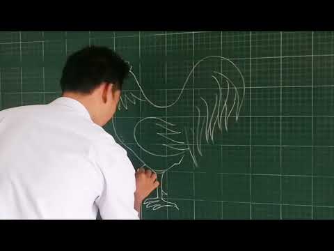 Video Hướng dẫn vẽ con gà trống đơn giản - youtube