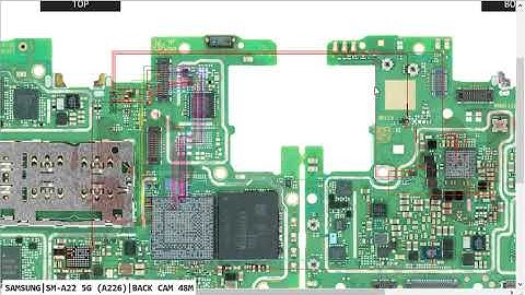Samsung A22 5G SM A226 BACK CAMERA Notwarking Error Not Open Problem Hardware Solution