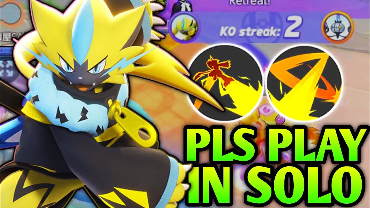 Wild Charge Zeraora Is The Deadliest Speedster With This Build 😮 Pokemon Unite
