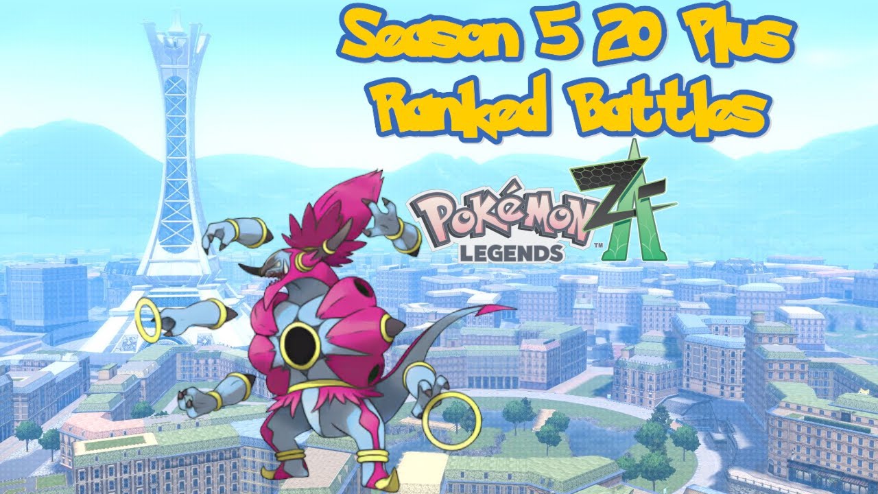 Hoopa Unbound In Season 5 - 20 Plus Pokemon Legends Z-A Ranked Battles (No Commentary)