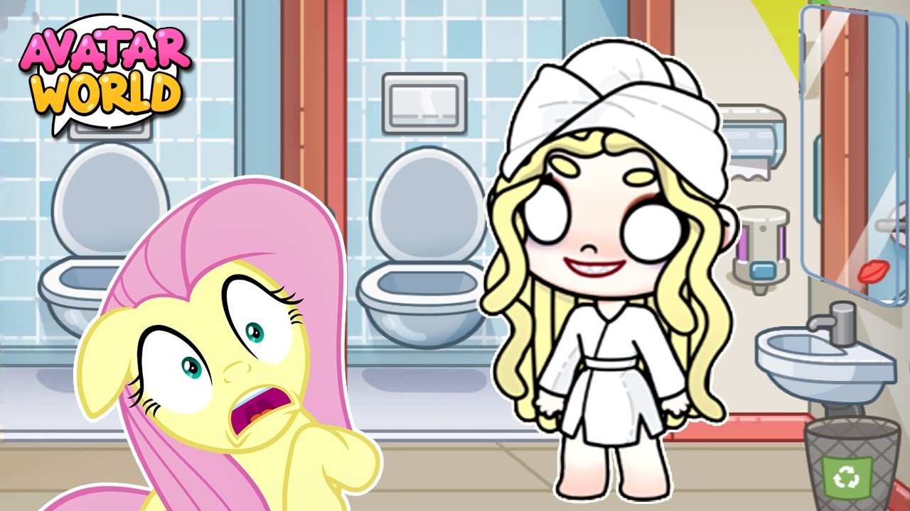 A LOIRA DO BANHEIRO NA ESCOLA do AVATAR WORLD #LuliRarity