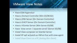 Vmware View Architecture Part 1 of 5