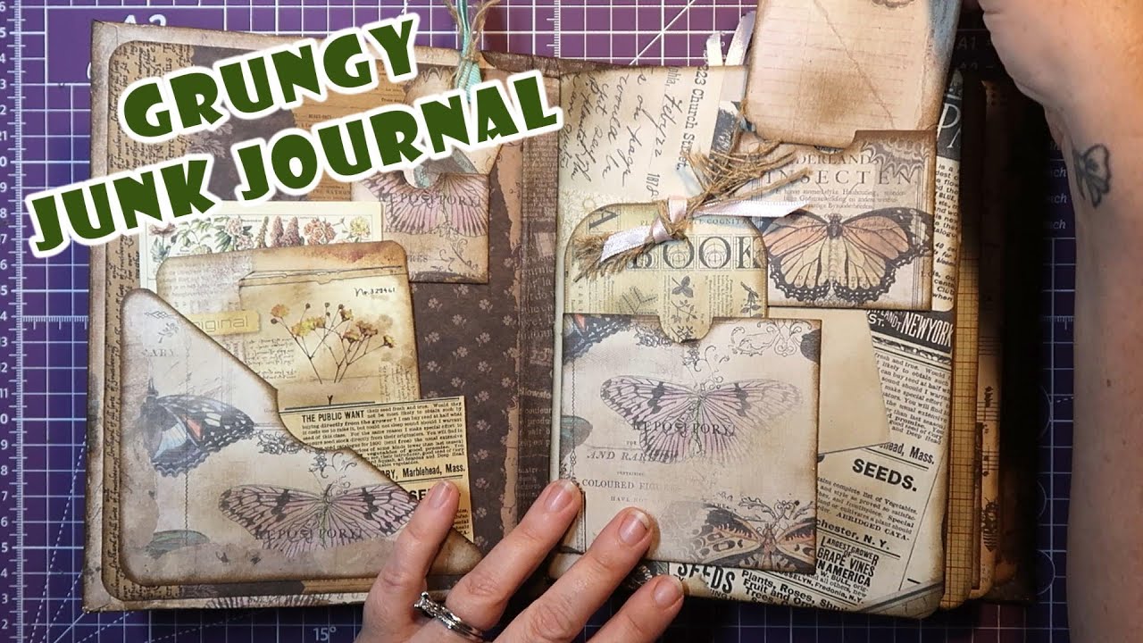 🌻Specimen Beauty | Mixed Media Junk Journal Flip Through🦋 - YouTube