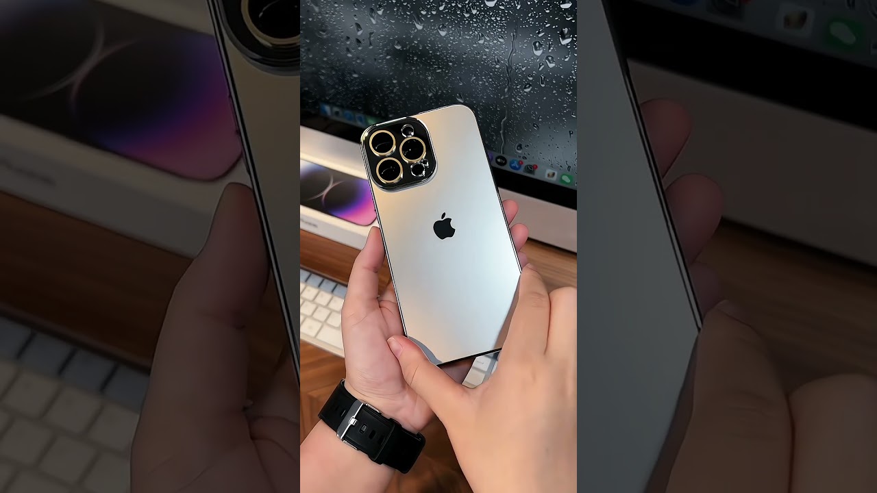 AG glass iPhone case. 