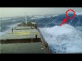 Ship in Storm | Merchant Navy Ship In Monster Waves (Storm Force 10)