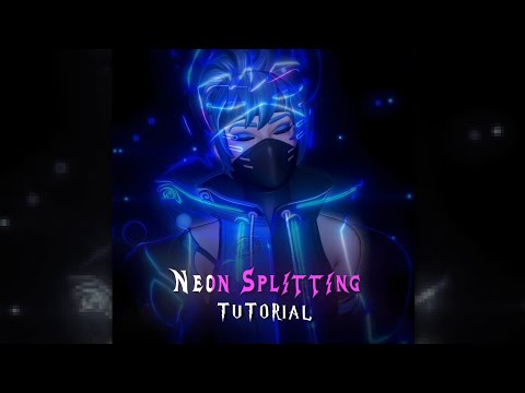 AE like Capcut || Tutorial on neon splitting – FABULOUS