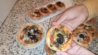 بيتزا بالخضر ? في رمضان كاتجي روعة في المذاق les petites pizza ?