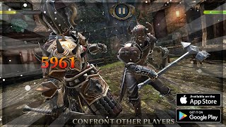 LE MEILLEUR NOUVEAU JEU DE COMBAT MEDEVIALE SUR MOBILE ? DARK STEEL IOS ANDROID GAMEPLAY screenshot 1