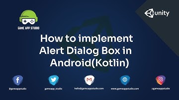 How to Implement Alert Dialog Box | Android | Game App Studio